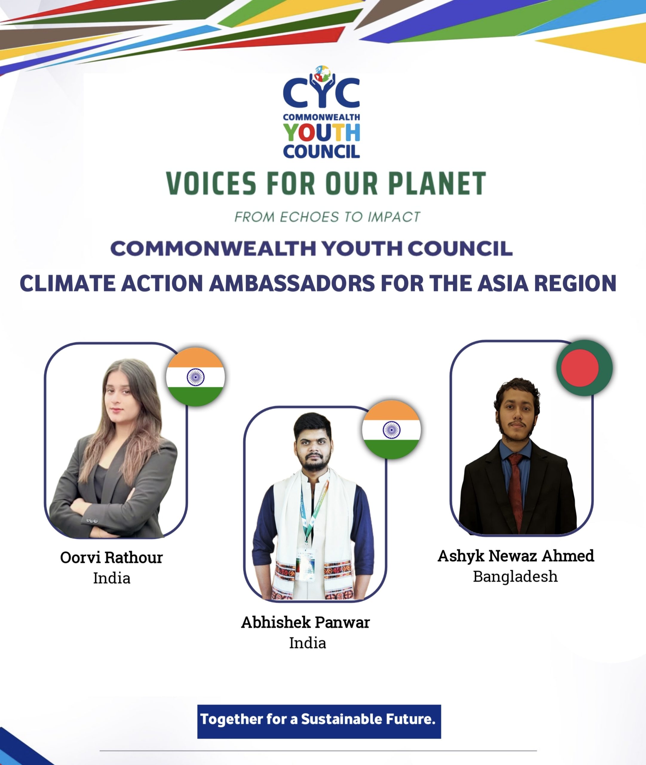 Climate Action Ambassadors for Asia Region | Commonwealth Youth Council