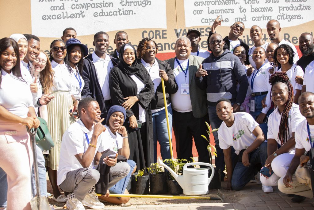 Delegates embarked on a tree planting exercise across Windhoek